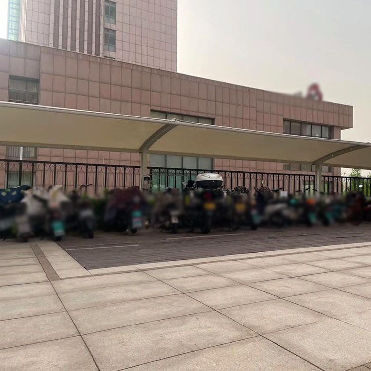 阿克陶县膜结构电动车棚